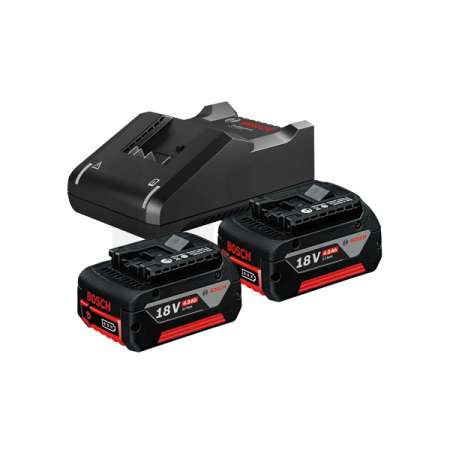 BOSCH Startovací sada 2× GBA 18V 4.0Ah + GAL 18V-40 1600A019S0