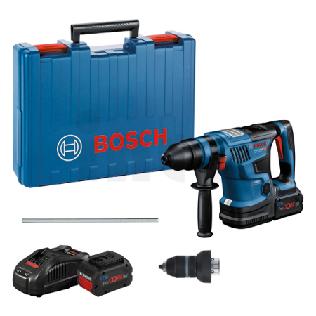 BOSCH Akumulátorové vrtací kladivo BITURBO s SDS plus GBH 18V-34 CF 0611914002