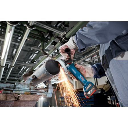BOSCH Akumulátorová úhlová bruska 125 mm GWS 18V-10 P 06019J4100