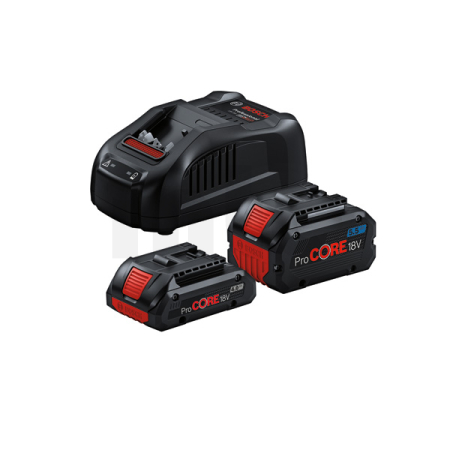 BOSCH Startovací sada 1× ProCORE18V 4.0Ah + 1× ProCORE18V 5.5Ah + GAL 1880 CV 1600A0214A