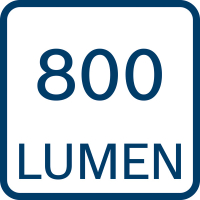 BOSCH Akumulátorová svítilna GLI 18V-800 0601443600
