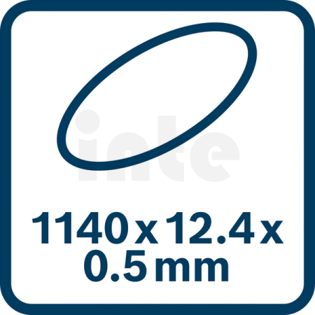 BOSCH Akumulátorová pásová pila GCB 18V-127 06012B7000