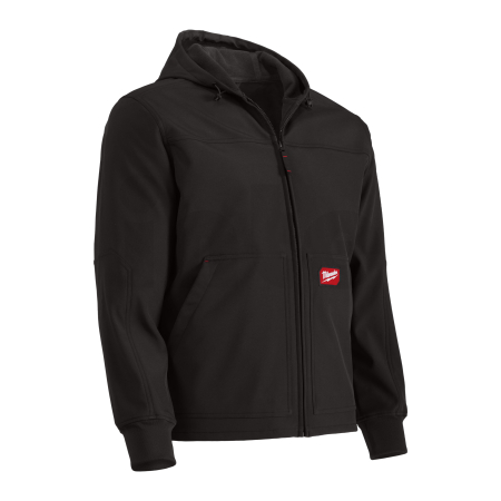 MILWAUKEE FREEFLEX SJ BL XXXL Softshellová bunda s kapucí černá, velikost XXXL, 4932498276
