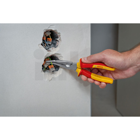 BOSCH Kleště Kleště s dlouhými čelistmi, zahnuté VDE 40° 200 mm 1600A02NE4