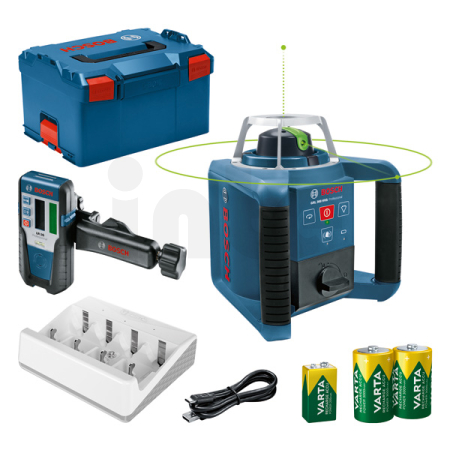 BOSCH Rotační laser GRL 300 HVG + LR 1 G v L-BOXX 0601061704