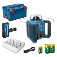 BOSCH Rotační laser GRL 300 HV + LR 45 v L-BOXX 0601061506