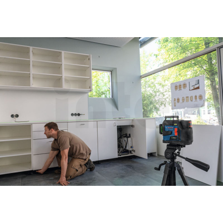 BOSCH Čárový laser GLL 12V-100-33 CG 0601065400
