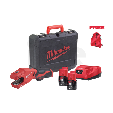 MILWAUKEE M12 PCSSMC-202C POWER PACK IN2 Aku řezák na nerezové trubky 4933499464