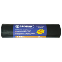 Spokar - Pytle na hrubý odpad 110L - 5 ks, LDPE, extra silné, 8300244200