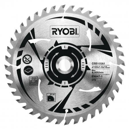 RYOBI CSB165A1 165mm kotouč do akumulátorové okružní pily 5132002774