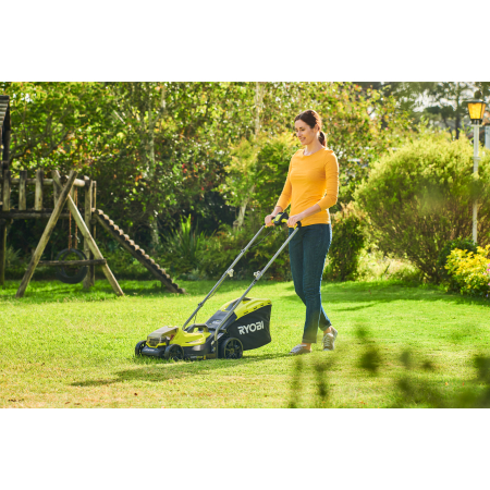 RYOBI RLM1833B 18V Akumulátorová sekačka na trávu, šířka záběru 33cm 5133004305