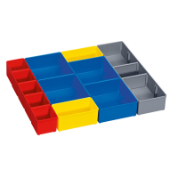 BOSCH Boxy k uložení malých dílů 12dílná sada vložek do i-BOXX 53 1600A001S5