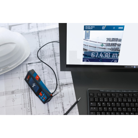 BOSCH Laserový měřič vzdálenosti GLM 150-27 C 0601072Z00