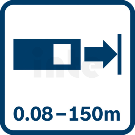 BOSCH Laserový měřič vzdálenosti GLM 150-27 C 0601072Z00