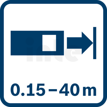 BOSCH Laserový měřič vzdálenosti GLM 40 0601072900