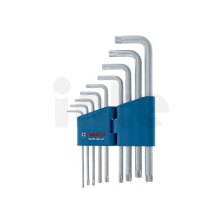 BOSCH Klíč s vnitřním šestihranem Klíč Torx 9 ks 1600A01TH4