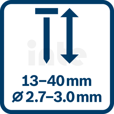 BOSCH Akumulátorová hřebíkovačka do betonu GNB 18V-40, 2x 4,0Ah, 06019L7005