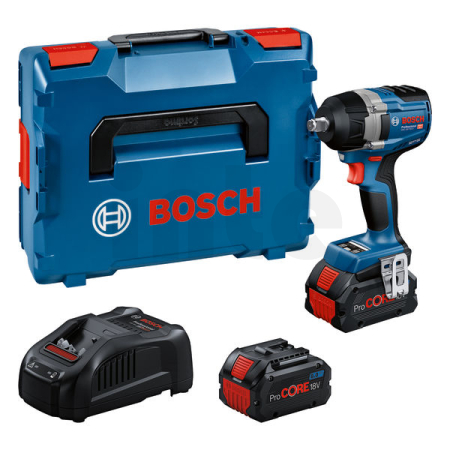 BOSCH GDS 18V-750 C Aku rázový utahovák, 2 x 18V 2x8,0Ah, Bluetooth 06019L9002