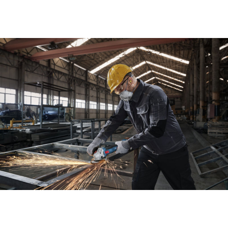 BOSCH Akumulátorová úhlová bruska GWS 18V-8, 125 mm, 2x GBA 4.0Ah, L-BOXX 06019N9002