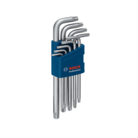 BOSCH Klíč s vnitřním šestihranem Klíč Torx 9 ks 1600A01TH4