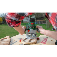 BOSCH Akumulátorová horní frézka Kombinovaná frézovací sada 06039D5002