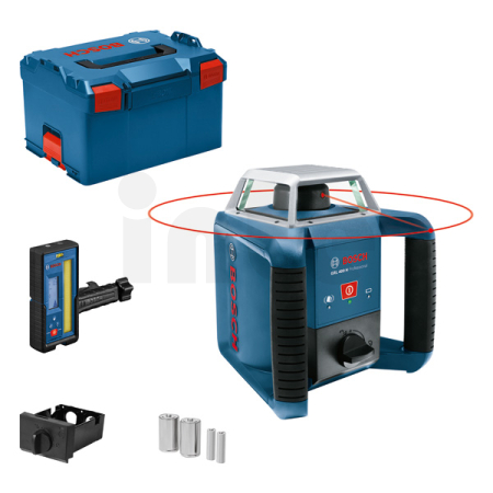 BOSCH Rotační laser GRL 400 H + LR 45 v L-BOXX 0601061805