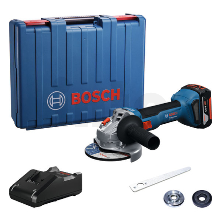 BOSCH Akumulátorová úhlová bruska GWS 18V-8, 125 mm, 1x GBA 4.0Ah 06019N9021