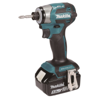 Makita - Aku rázový šroubovák 1/4" Li-ion LXT 18V/5,0Ah, Makpac DTD173RTJ