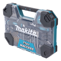 Makita - sada vrtáků a příslušenství 71 ks v plastovém kufru (old D-33691) E-22589