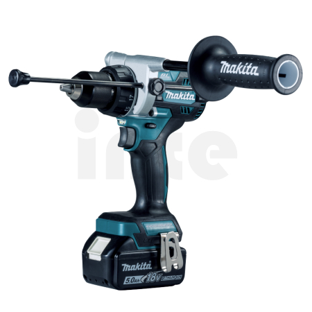 Makita - Aku bezuhlíkový příklepový šroubovák Li-ion LXT 18V 5,0 Ah,Makpac DHP492RTJ