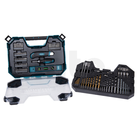Makita - sada vrtáků a příslušenství 104 ks v plastovém kufru=oldD-31778 E-22604