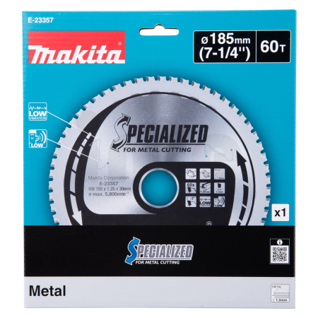Makita - kotouč pilový ocel TCT 185x1.25x30mm 60Z E-23357