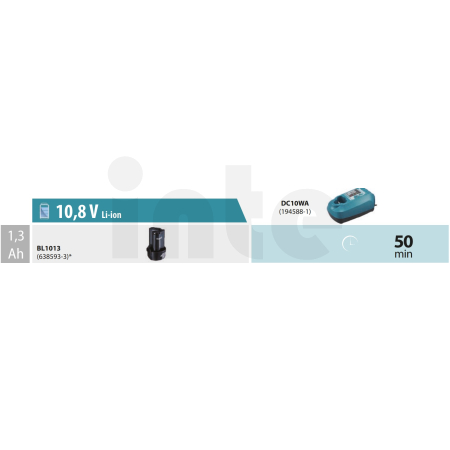Makita - akumulátor Li-ion BL1015K 10,8V/1,5Ah = old196066-7 632V77-5