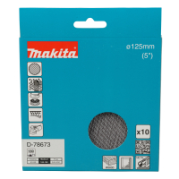 Makita - brusný papír 125mm A180 10ks D-78673
