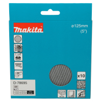 Makita - brusný papír 125mm A320 10ks D-78695