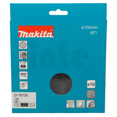 Makita - brusný papír 150mm A120 D-78726