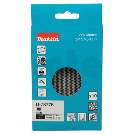 Makita - brusný papír 80x130mm A80 D-78776
