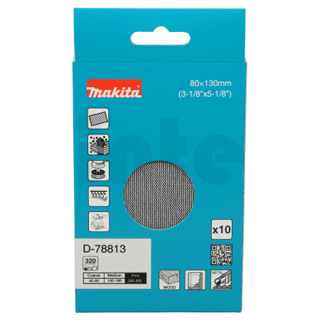 Makita - brusný papír 80x130mm A320 D-78813