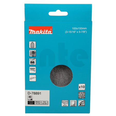 Makita - brusný papír 100x150mm A80 D-78891