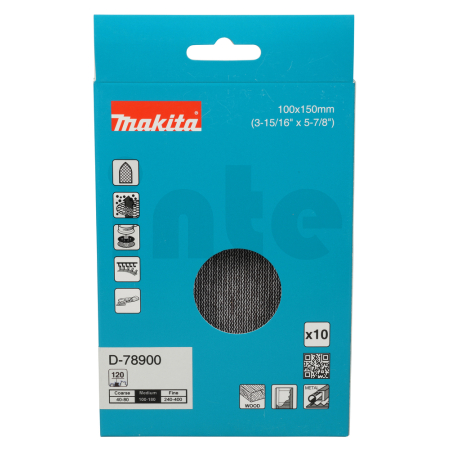 Makita - brusný papír 100x150mm A120 D-78900