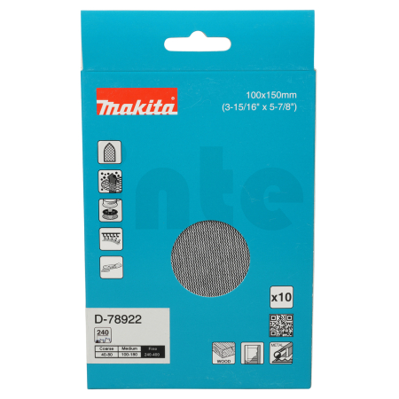 Makita - brusný papír 100x150mm A240 D-78922
