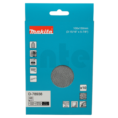 Makita - brusný papír 100x150mm A320 D-78938
