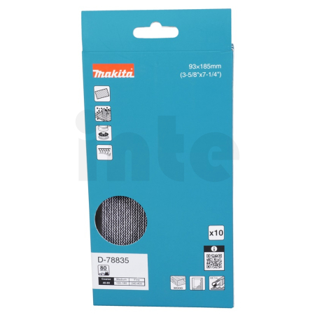 Makita - brusný papír 93x185mm  A80 10ks D-78835