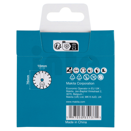 Makita - kotouč řezný univerzál 76x1.7x10mm pro DMC300=oldD-74837 D-78374