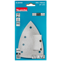 Makita - papír brusný suchý zip 100x150 A120, 10ks E-23450