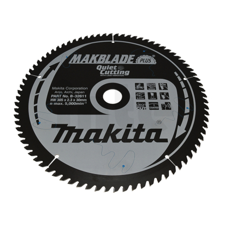 Makita - kotouč pilový dřevo MAKBLADEplus 305x2.3x30mm 80Z = old B-08785 STOP B-32611