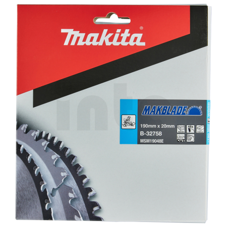 Makita - kotouč pilový dřevo MAKBLADE 190x2.2x20mm 48Z = old B-08953 B-32758