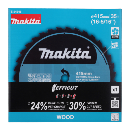 Makita - kotouč pilový dřevo Efficut 415x2.3x30mm 35Z E-24848