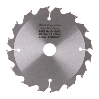 Makita - kotouč pilový dřevo SPECIALIZED 136x1.5x20mm 16Z pro aku pily = old B-10643 B-33532