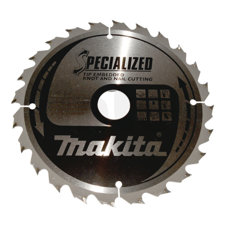 Makita - kotouč pilový dřevo SPECIALIZED se zapuštěnými zuby 190x2x30mm 24Z = old B-09422 B-33118